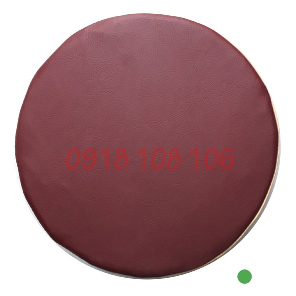 Nệm Ngồi Simili Tròn 40x5cm- Mẫu S7.9 – Nệm Lót Ngồi – Xưởng Nệm Ghế Mẫn Thành Phát