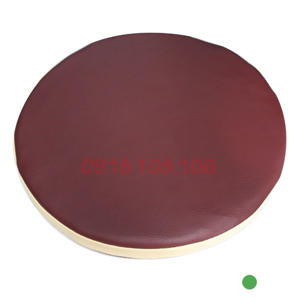 Nệm Ngồi Simili Tròn 40x5cm- Mẫu S7.9 – Nệm Lót Ngồi – Xưởng Nệm Ghế Mẫn Thành Phát